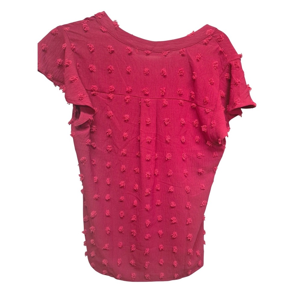 WESTERN BOHO COWGIRL CHIC STATEMENT PIECE TOP. RED GLAM MEETS COASTAL COWGIRL XS - Picture 6 of 9